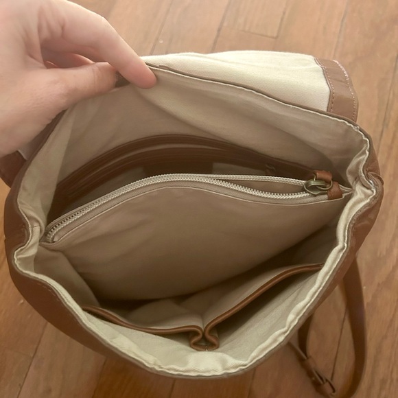 Lucky Brand leather Backpack with Stud Accents - Picture 2 of 4